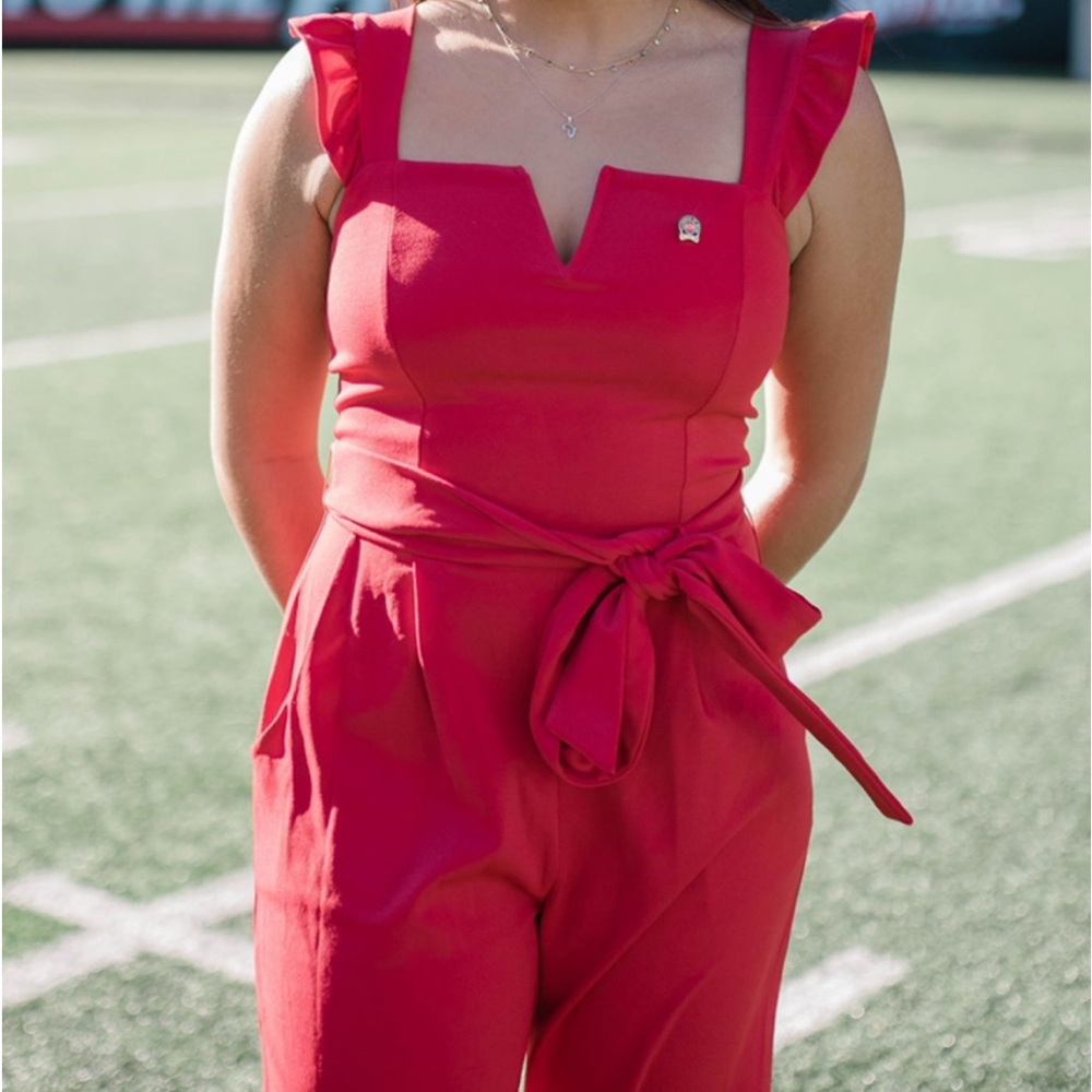 Women's Red Jumpsuit